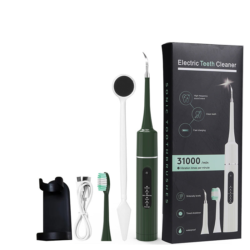 📢📢60 % de réduction !!!✨ Nettoyeur Dentaire Ultrasonique 5 en 1 - 3 Vitesses Réglables pour un Nettoyage Profond et Doux ✨📦