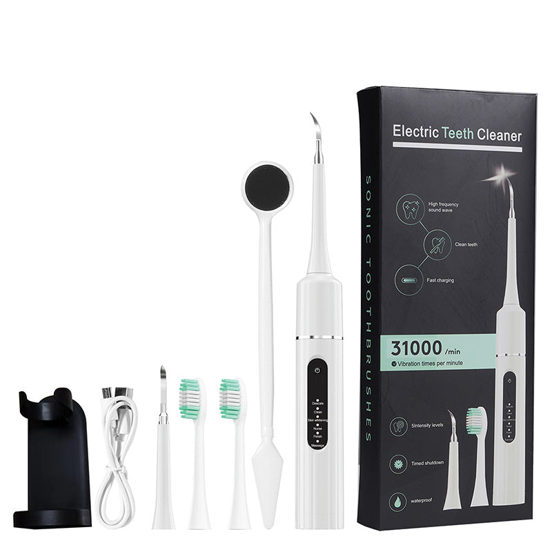 📢📢60 % de réduction !!!✨ Nettoyeur Dentaire Ultrasonique 5 en 1 - 3 Vitesses Réglables pour un Nettoyage Profond et Doux ✨📦