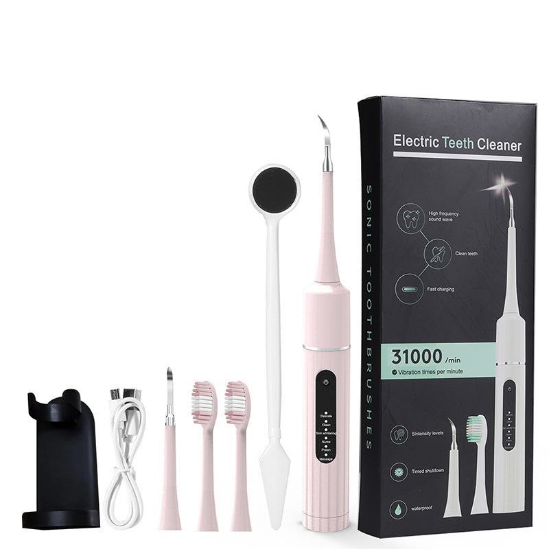 📢📢60 % de réduction !!!✨ Nettoyeur Dentaire Ultrasonique 5 en 1 - 3 Vitesses Réglables pour un Nettoyage Profond et Doux ✨📦