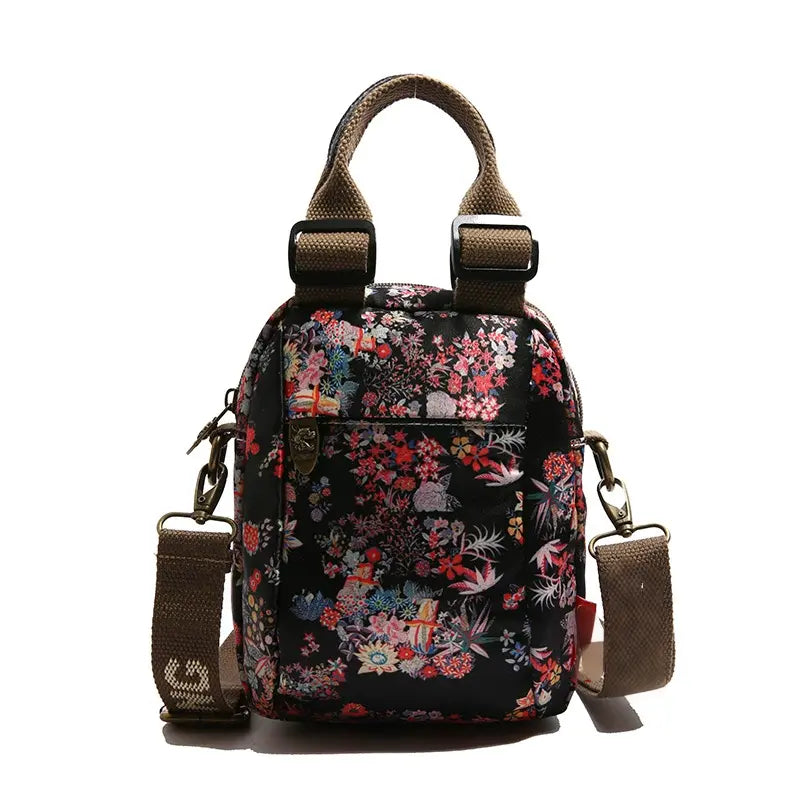 Sac à bandoulière multicouche imprimé mode pour femme