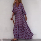 Plus Size - Robe imprimée à col V