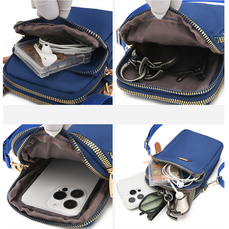 Sac à bandoulière élégant à trois couches