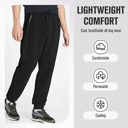 Pantalon de survêtement léger et décontracté à séchage rapide pour hommes