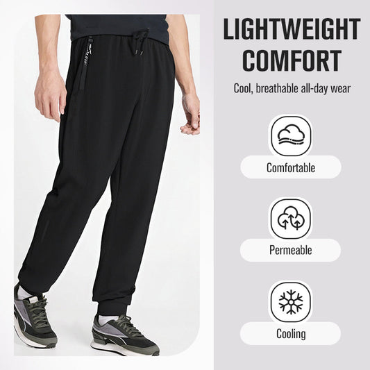 Pantalon de survêtement léger et décontracté à séchage rapide pour hommes
