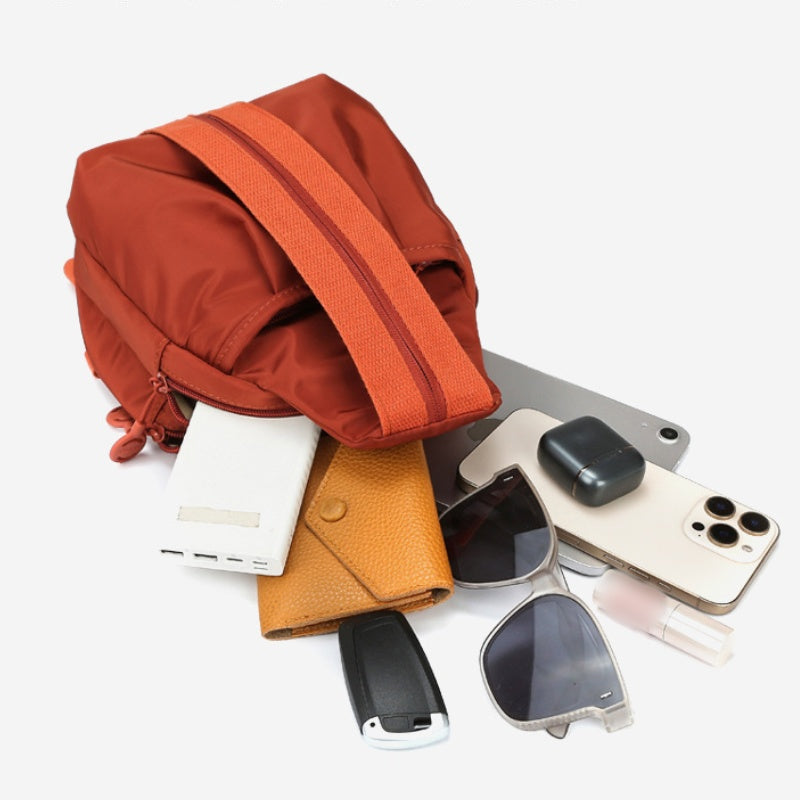 Sac à Dos et Sac Bandoulière Convertible Multi-Poches