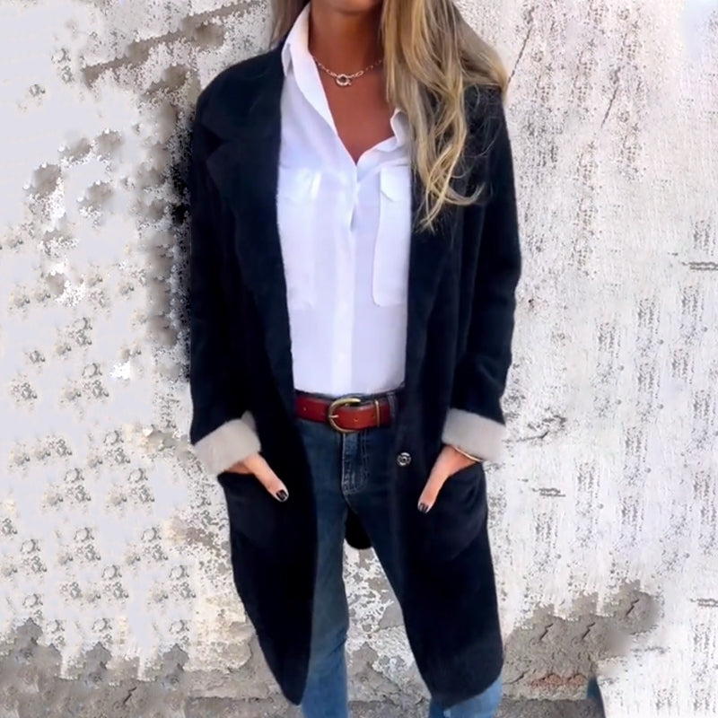 ⏳Spécial à durée limitée⏰Manteau élégant mi-long pour femme🧥