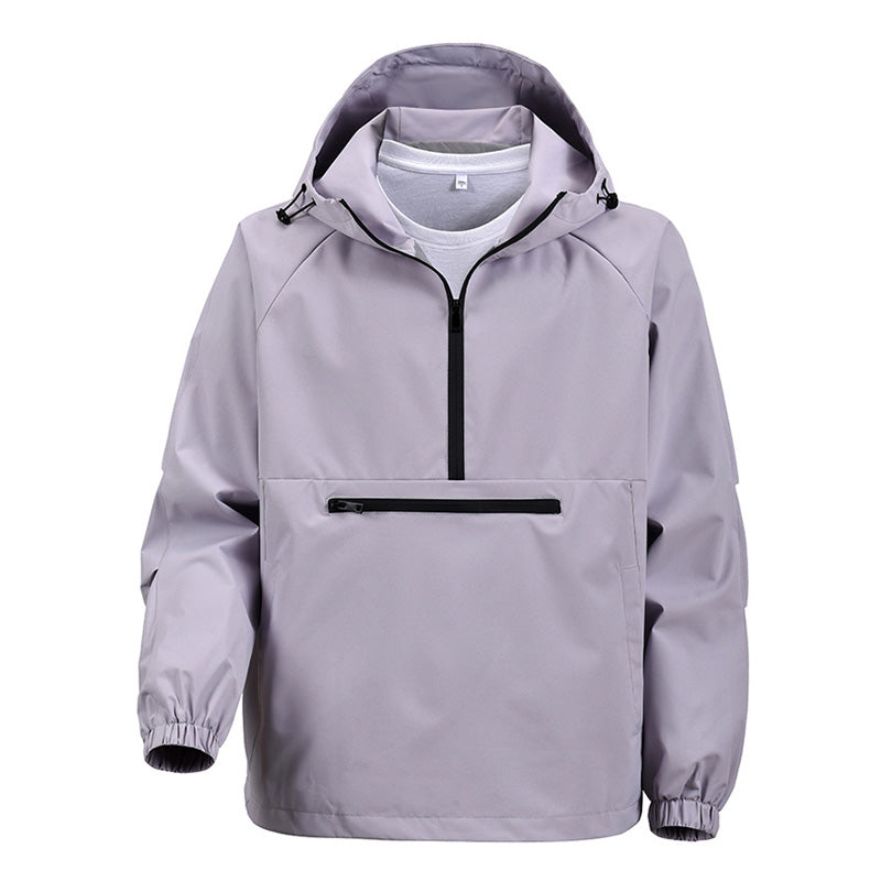 Veste d'extérieur imperméable et coupe-vent pour homme
