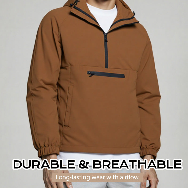 Veste d'extérieur imperméable et coupe-vent pour homme