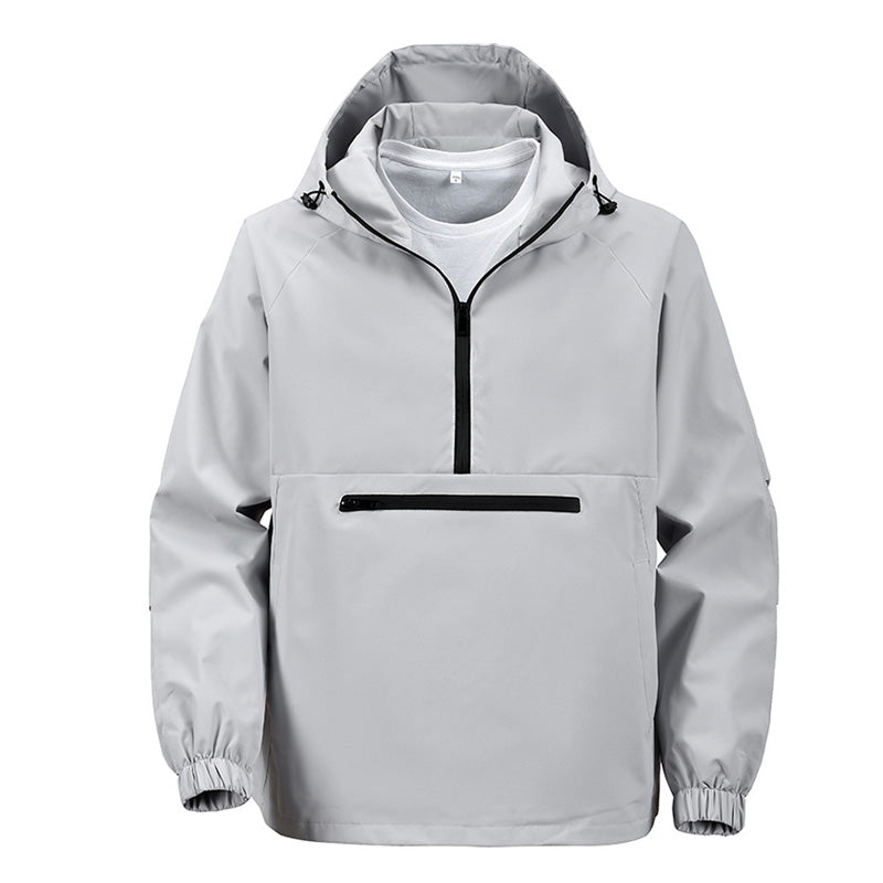 Veste d'extérieur imperméable et coupe-vent pour homme
