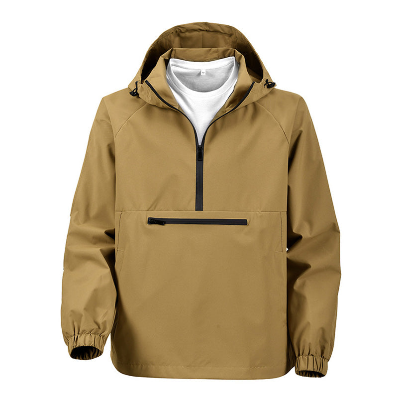 Veste d'extérieur imperméable et coupe-vent pour homme