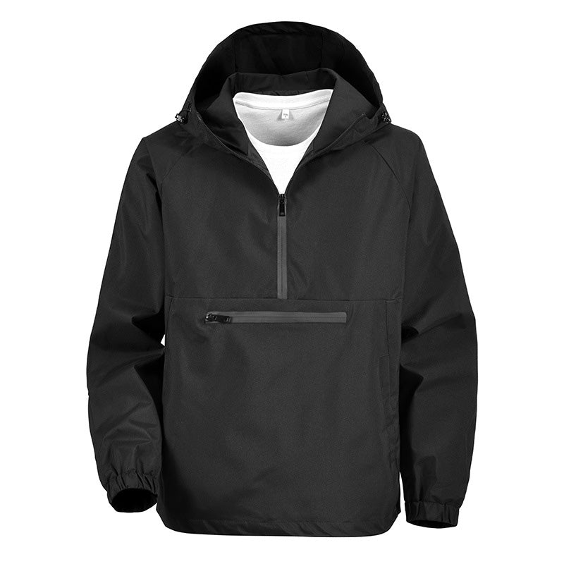 Veste d'extérieur imperméable et coupe-vent pour homme