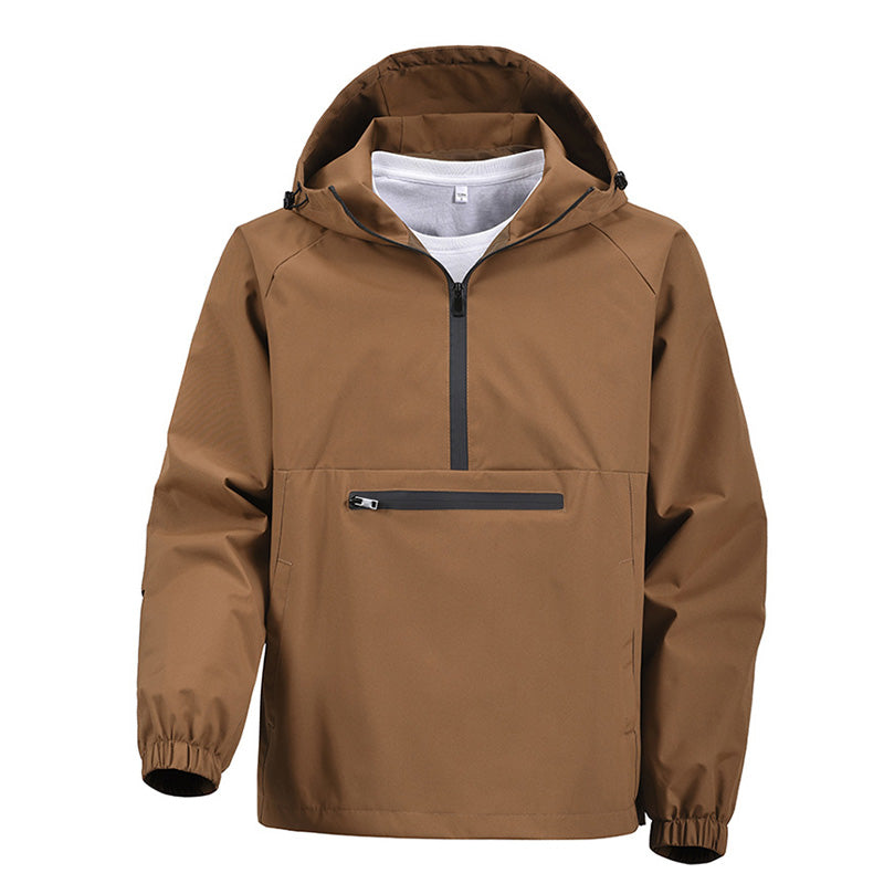 Veste d'extérieur imperméable et coupe-vent pour homme