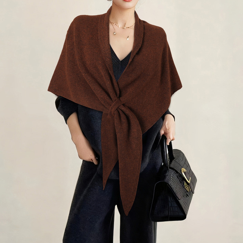 Écharpe châle triangulaire tendance pour femme
