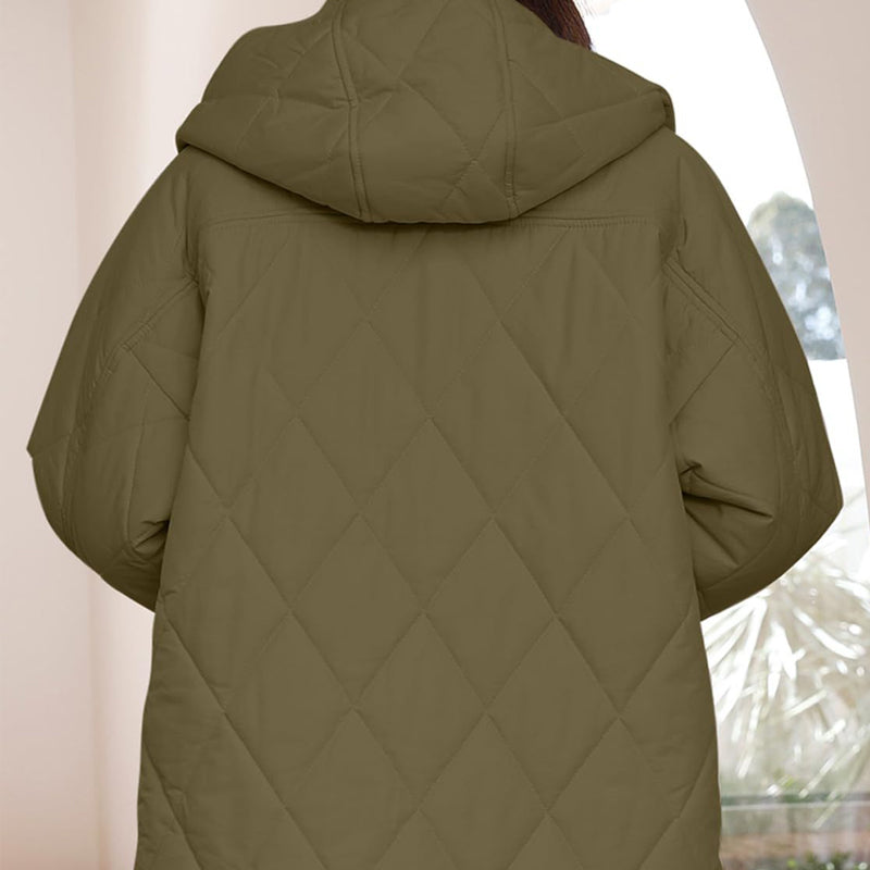 🔥Veste matelassée à capuche pour femmes, tendance hiver