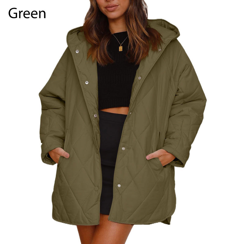 🔥Veste matelassée à capuche pour femmes, tendance hiver