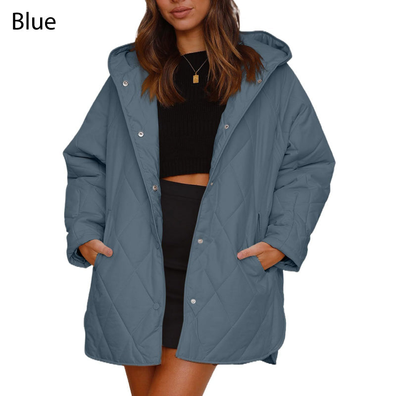 🔥Veste matelassée à capuche pour femmes, tendance hiver