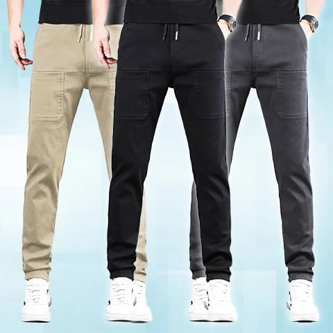 👖 64% DE RÉDUCTION MAINTENANT ! 🏆 Pantalon Cargo MultiPants - 6 Poches & Élastique, Idéal pour Outdoor et Quotidien 👖✨
