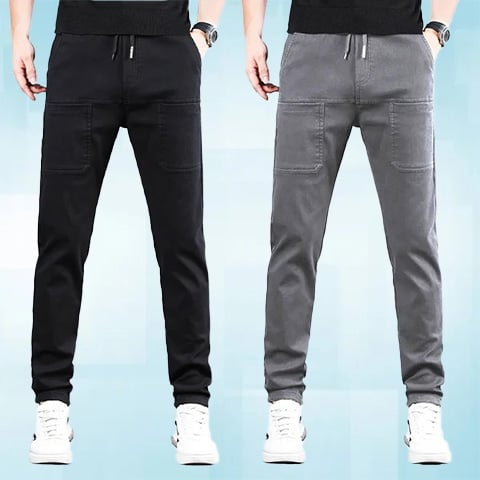 👖 64% DE RÉDUCTION MAINTENANT ! 🏆 Pantalon Cargo MultiPants - 6 Poches & Élastique, Idéal pour Outdoor et Quotidien 👖✨