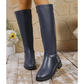 Réductions exceptionnelles💥Bottes chics mi-mollet pour femmes avec revers latéral