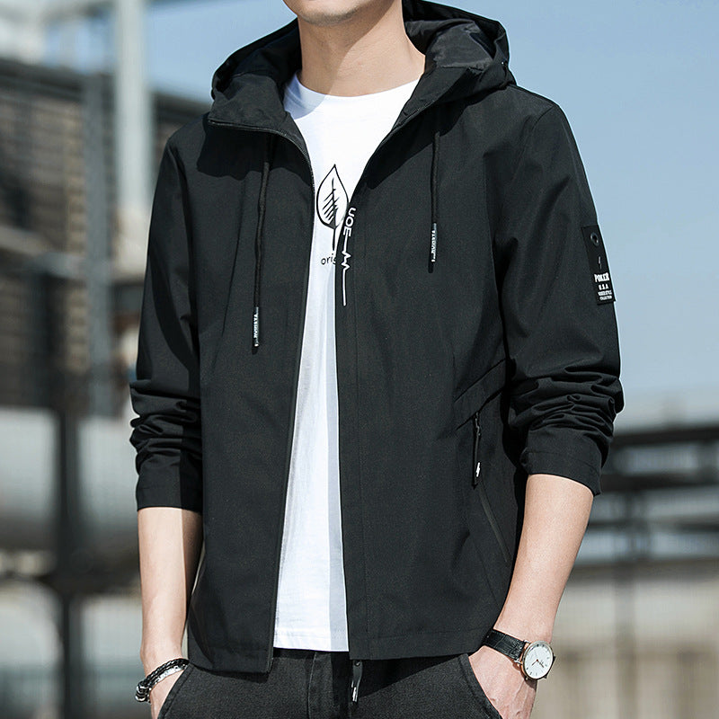 Veste à capuche décontractée de style coréen