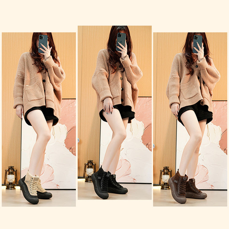 👢 🔥Bottes de neige décontractées pour femmes, douillettes et chaudes❣️
