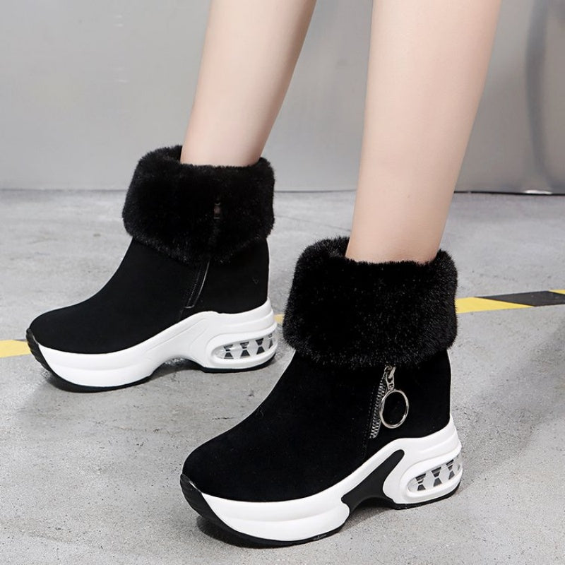 👢Bottines orthopédiques à talons épais pour femmes✨ Doublure chaude et confortable, parfaite pour un style urbain en automne et en hiver🍁