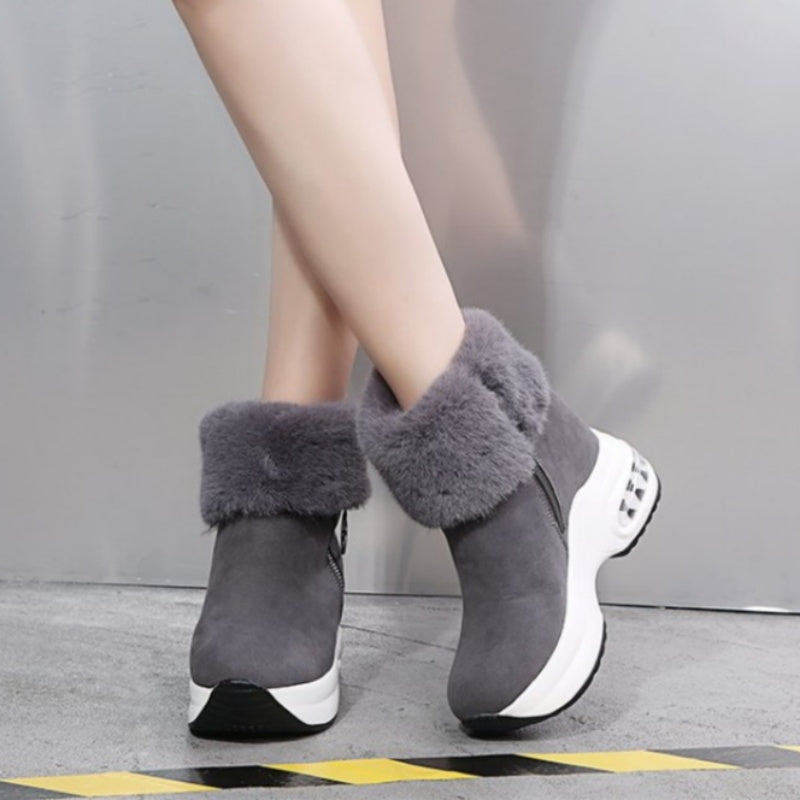 👢Bottines orthopédiques à talons épais pour femmes✨ Doublure chaude et confortable, parfaite pour un style urbain en automne et en hiver🍁