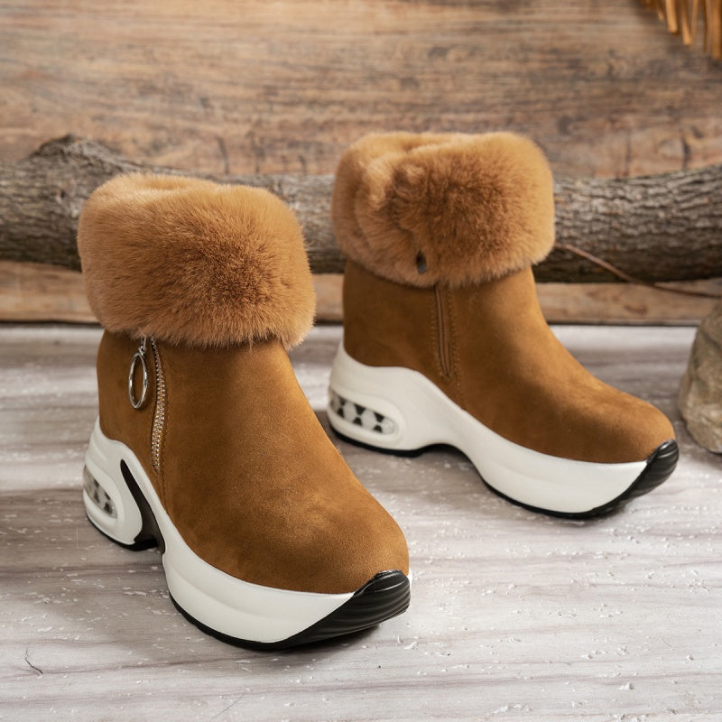 👢Bottines orthopédiques à talons épais pour femmes✨ Doublure chaude et confortable, parfaite pour un style urbain en automne et en hiver🍁