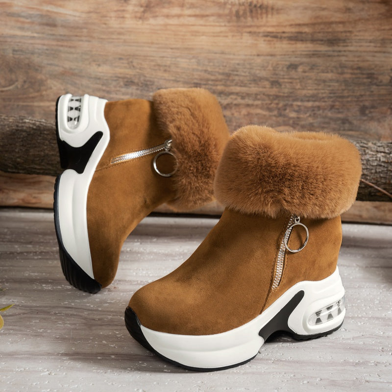 👢Bottines orthopédiques à talons épais pour femmes✨ Doublure chaude et confortable, parfaite pour un style urbain en automne et en hiver🍁