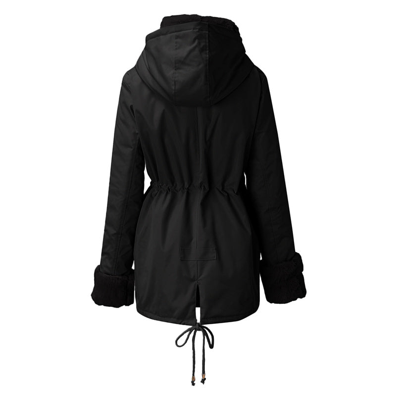 ✨ Nouvelle Doudoune Parka Femme • Col Fourrure Amovible ✨Luxe tactile, style renouvelable 🎀