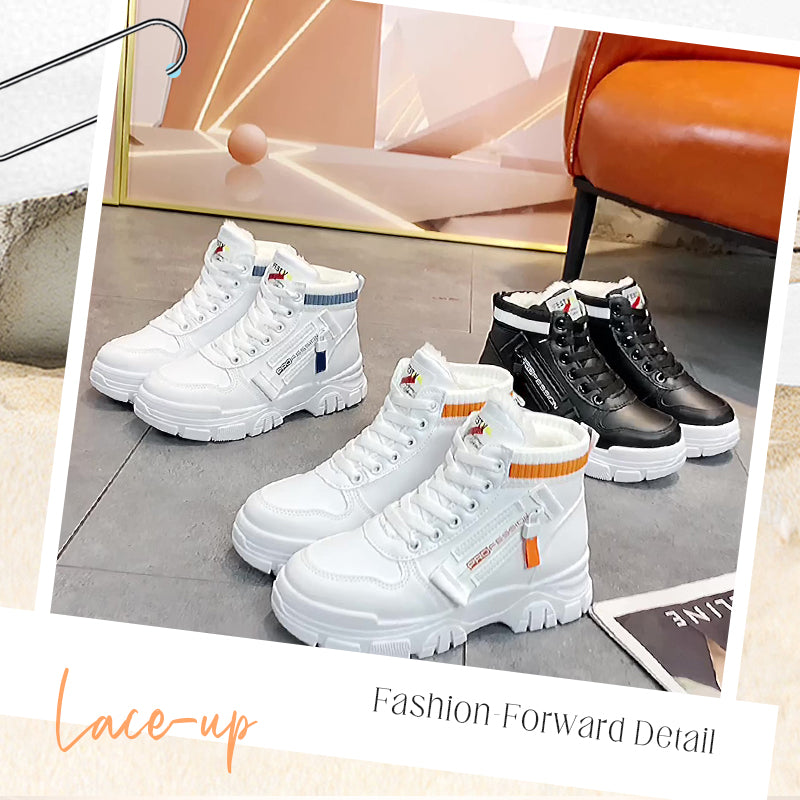 Bottes à lacets pour femmes avec doublure chaude Flurry