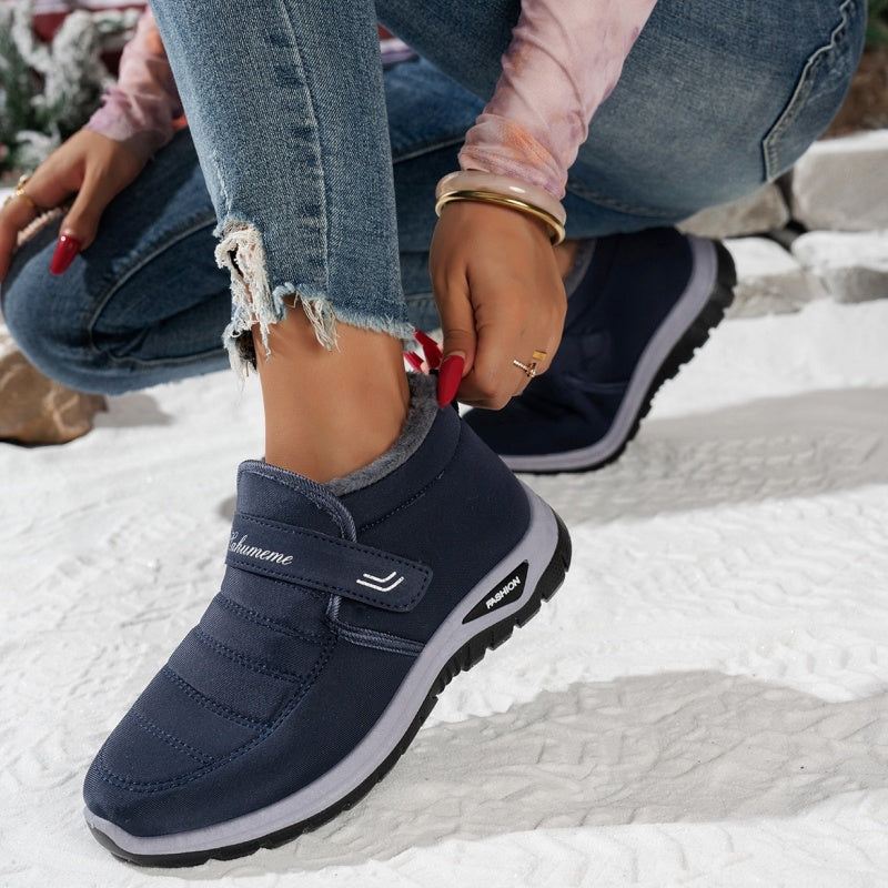 Sneakers slip-on sans lacets pour l'hiver