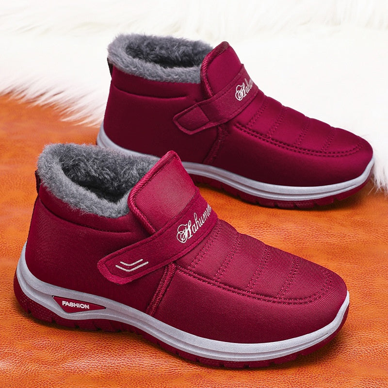 Sneakers slip-on sans lacets pour l'hiver
