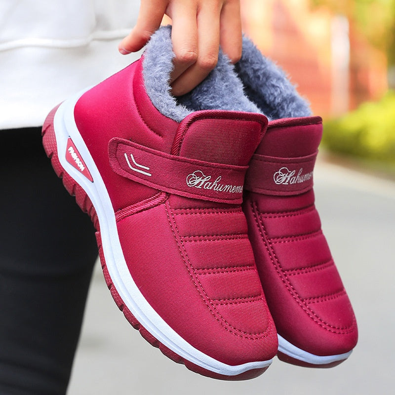 Sneakers slip-on sans lacets pour l'hiver