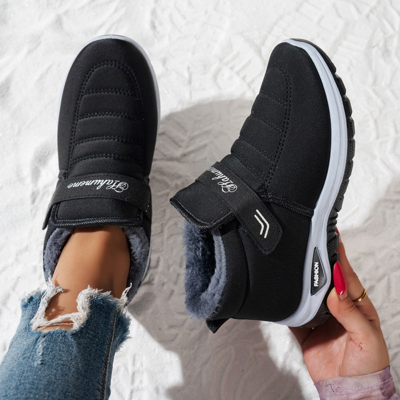 Sneakers slip-on sans lacets pour l'hiver