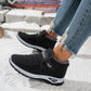 Sneakers slip-on sans lacets pour l'hiver