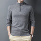 Pull en laine à col mi-haut pour homme