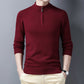 Pull en laine à col mi-haut pour homme