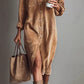 Robe chemise décontractée pour femmes
