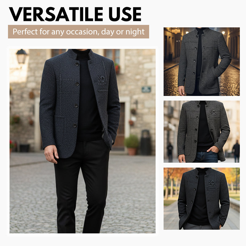 ❄️ Soldes d'hiver 🔥 Manteau d'extérieur chaud et décontracté pour homme