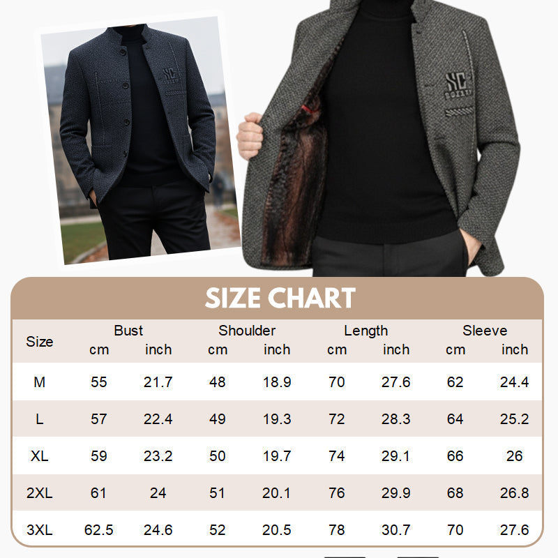 ❄️ Soldes d'hiver 🔥 Manteau d'extérieur chaud et décontracté pour homme