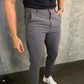 Pantalon slim stretch décontracté pour homme