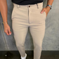 Pantalon slim stretch décontracté pour homme
