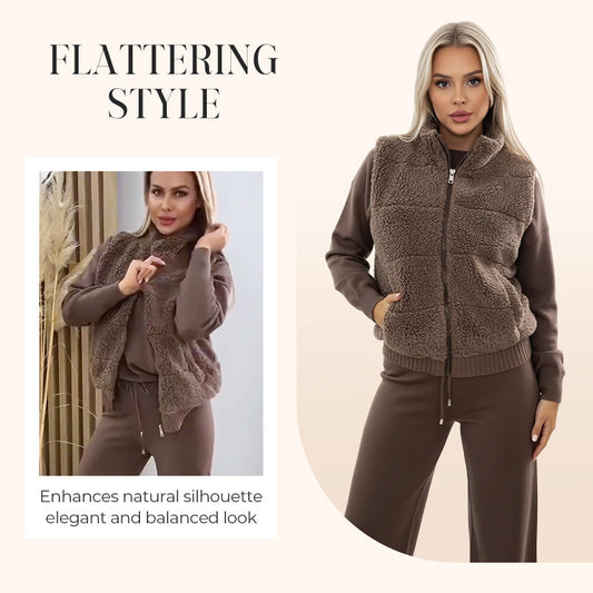 Ensemble 3 pièces en tricot chaud qui vous garde au chaud, chic et confiante toute la journée ❄️