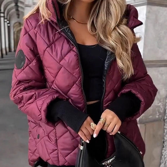 🖤 Offre à durée limitée 🔥 55 % de réduction🔥Veste à capuche chaude et décontractée en coton pour femme
