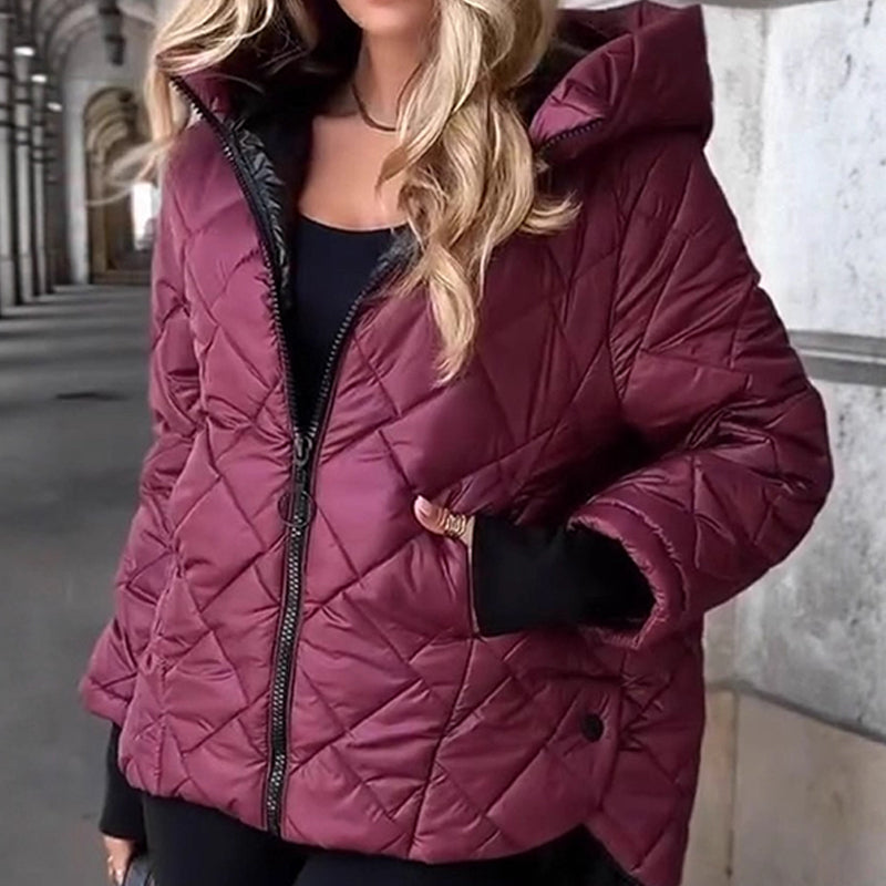 🖤 Offre à durée limitée 🔥 55 % de réduction🔥Veste à capuche chaude et décontractée en coton pour femme