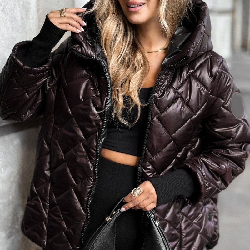 🖤 Offre à durée limitée 🔥 55 % de réduction🔥Veste à capuche chaude et décontractée en coton pour femme