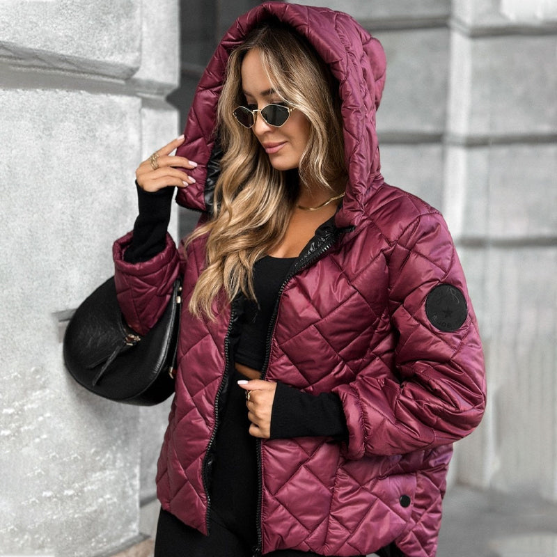 🖤 Offre à durée limitée 🔥 55 % de réduction🔥Veste à capuche chaude et décontractée en coton pour femme