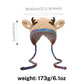 🎁🎄Soldes de Noël 49 % de réduction ! 🦌Bonnet de Noël festif au design original avec des bois de renne🧶