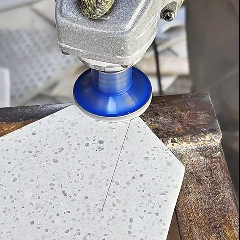 Meule plate diamantée - Disque à rainurer et à meuler le marbre/carrelage pour la pierre